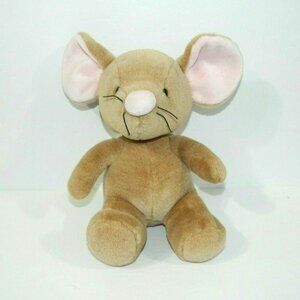 VTG ANGEL MOUSE 8" Plush BBC 1999 Cartoon Show Angelmouse Stuffed Rodney Peppe